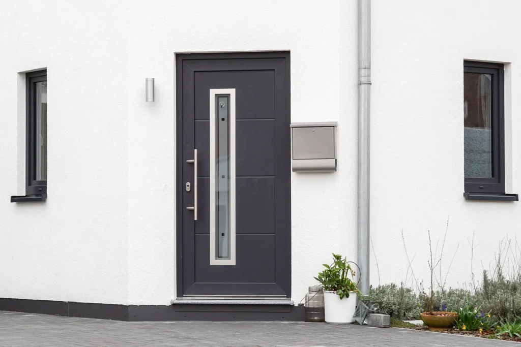 porte d'entrée en alu