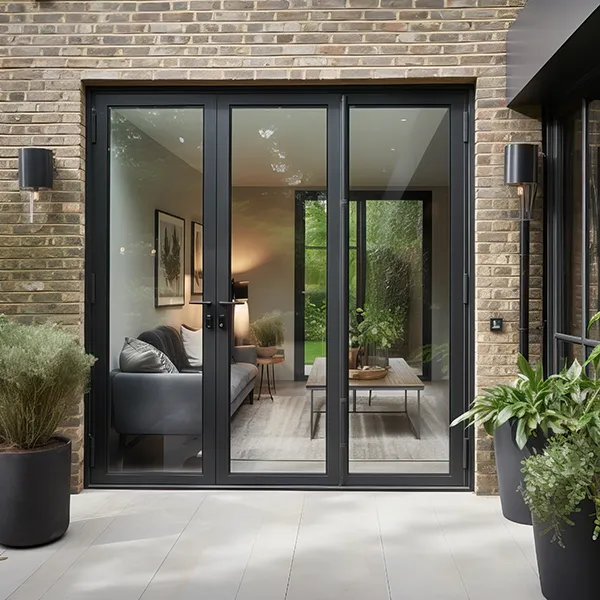 portes fenêtres noires